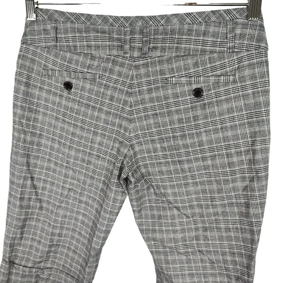 Vintage Tracy Evans Limited Black Plaid Bermuda Shorts Juniors Size 5 Cuffed Y2K - Picture 6 of 8